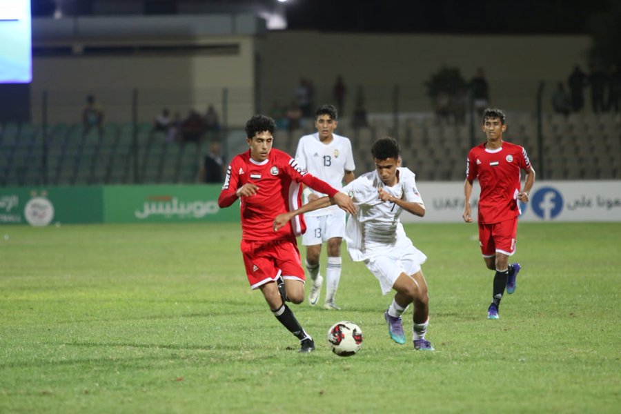 منتخب اليمن للناشئين يتعادل مع ليبيا ويتأهل الى ربع نهائي كأس العرب