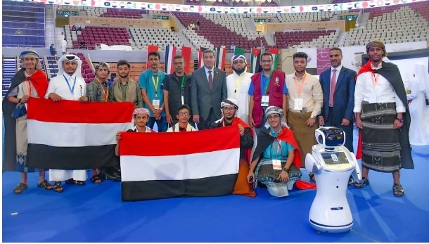اليمن يحقق المركز الأول في البطولة العربية للروبوت 1 اليمن يحقق المركز الأول في البطولة العربية للروبوت