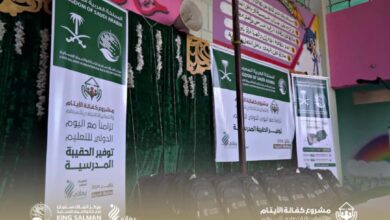 سلمان للإغاثة ينفذ نشاطي توزيع الحقيبة المدرسية وتسليم الكفالات للأيتام في الحديدة