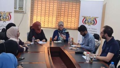 رئيسة اللجنة الوطنية للمرٲة تستقبل نائبة بعثة " أونمها" في الحديدة