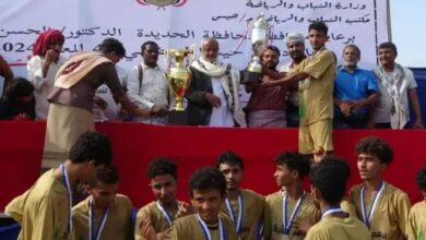 تتويج فريق الزمالك بطل الدوري الرمضاني في حيس