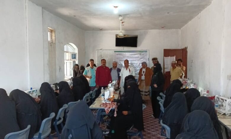 مدير عام قعطبة يدشن الدورات التدريبية ل200 مشارك ومشاركة في التدريب المهني وريادة الاعمال بدعم من منظمة اوكسفام الدولية