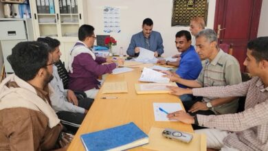 فتح مظاريف لمشروعين خدميين في مديرية المنصورة 1 فتح مظاريف لمشروعين خدميين في مديرية المنصورة