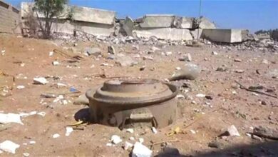 بتر ساق شاب بانفجار لغم حوثي شرق الحديدة