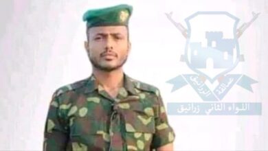 قائد الثاني زرانيق العميد مدين القبيصي يعزي في الشهداء التهاميين