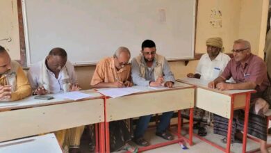 مدير تربية حيس يسلم موقع مدرسة خولة لمنظمة صناع النهضة للتأهيل