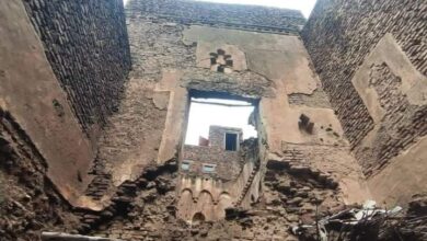 تصدع في قلعة زبيد الأثرية بسبب الأمطار والسيول