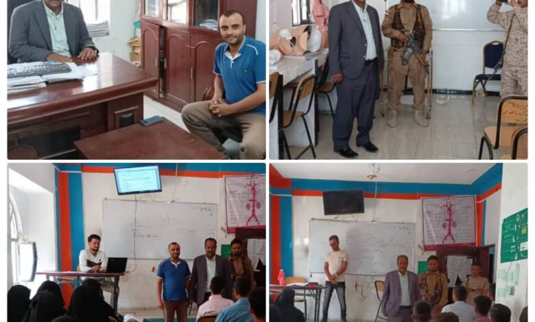 مدير قعطبة يدشن العام الدراسي الجديد في المعهد الوطني للعلوم والتكنولوجيا