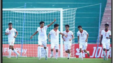 ناشؤو اليمن يفوزون على منتخب قيرغيزستان ويتأهلون عن المجموعة الـ9