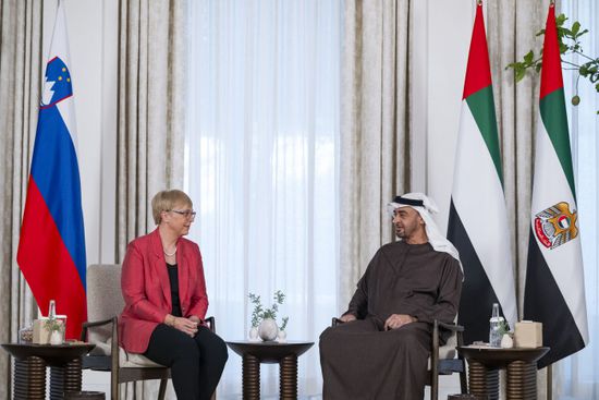 رئيس الإمارات يبحث مع رئيسة سلوفينيا مجالات التعاون المشترك 1 رئيس الإمارات يبحث مع رئيسة سلوفينيا مجالات التعاون المشترك