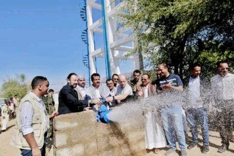 بتمويل أممي.. تدشين مشاريع مياه في مأرب