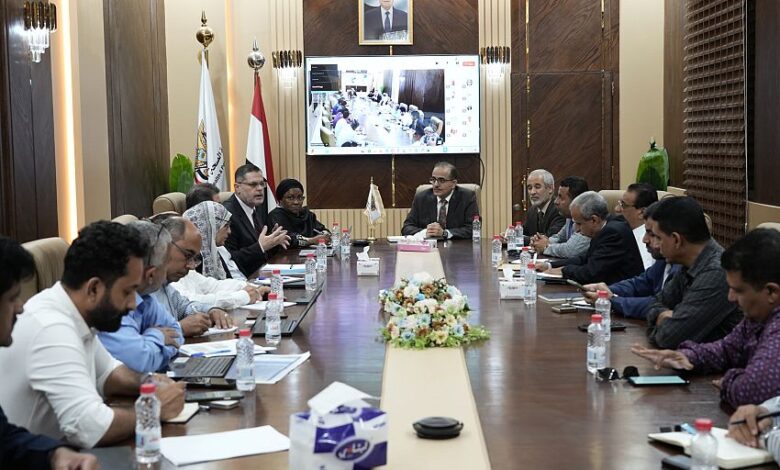 اجتماع موسع بين وزارة الصحة ومنظمة الصحة العالمية لاستعراض المشاريع المشتركة 1 اجتماع موسع بين وزارة الصحة ومنظمة الصحة العالمية لاستعراض المشاريع المشتركة