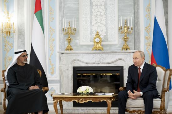 ولي عهد أبوظبي يبحث مع الرئيس الروسي في مينسك تعزيز التعاون الثنائي 1 ولي عهد أبوظبي يبحث مع الرئيس الروسي في مينسك تعزيز التعاون الثنائي