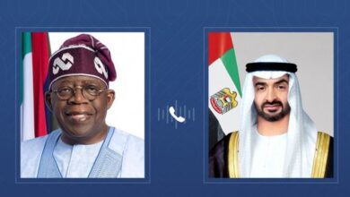 الرئيس الإماراتي يبحث مع نظيره النيجيري تعزيز التعاون الثنائي في مجالات التنمية