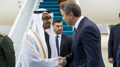 الرئيس الإماراتي يصل أنقرة