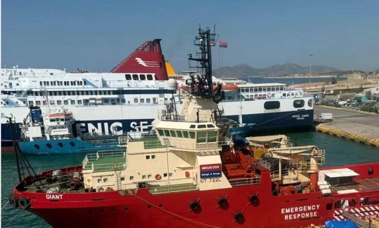 اليونان تنشر سفينة الإنقاذ المتطورة "جيانت" في البحر الأحمر لتعزيز أمن الملاحة