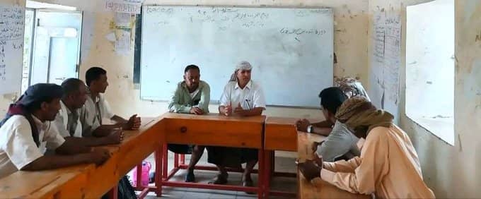 ذو باب المندب.. الوجيه يبحث مع مديري المدارس ترتيبات استقبال الطلاب والتحديات التعليمية 1 ذو باب المندب.. الوجيه يبحث مع مديري المدارس ترتيبات استقبال الطلاب والتحديات التعليمية