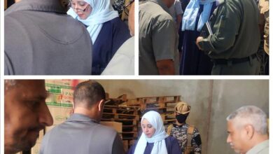 نيابة عدن تتابع قضايا السلع المضبوطة وتوجه بفحص معجون الطماطم