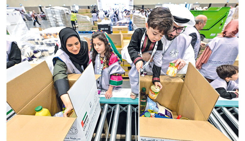 الإمارات.. مشاركة مجتمعية فاعلة لتجهيز 10 ملايين وجبة لسكان غزة
