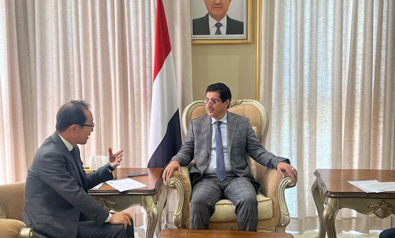 الوكيل بجاش يشيد بالدور الياباني في دعم الاحتياجات الإنسانية والتنموية