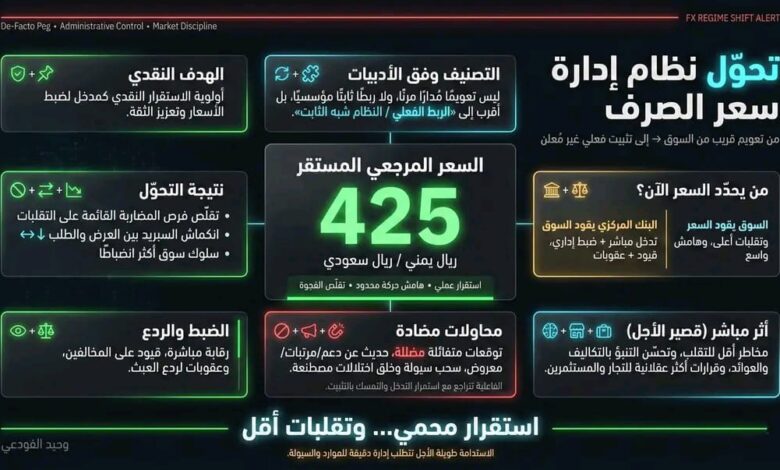 خبير مالي: الحكومة تثبت سعر العملة المحلية في الواقع 1 خبير مالي: الحكومة تثبت سعر العملة المحلية في الواقع
