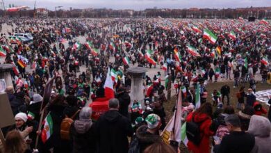200 ألف متظاهر يرفعون صوتهم ضد النظام الإيراني خلال مؤتمر الأمن