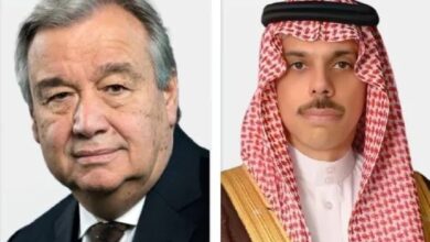وزير الخارجية السعودي يناقش مع غوتيريش تطورات التوتر في المنطقة