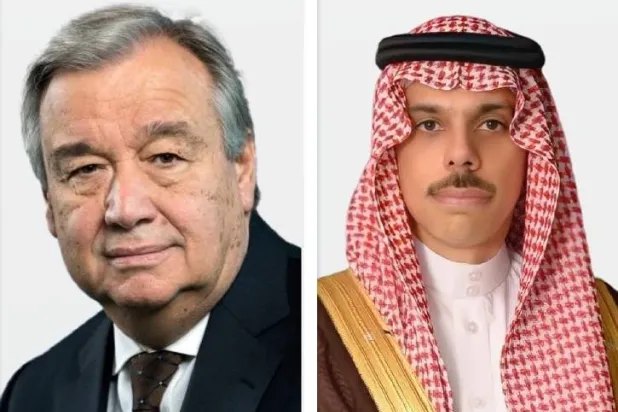 وزير الخارجية السعودي يناقش مع غوتيريش تطورات التوتر في المنطقة 1 وزير الخارجية السعودي يناقش مع غوتيريش تطورات التوتر في المنطقة