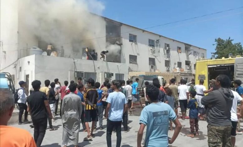 عدن.. حريق في شقة سكنية يخلف أضراراً مادية ويثير هلع السكان