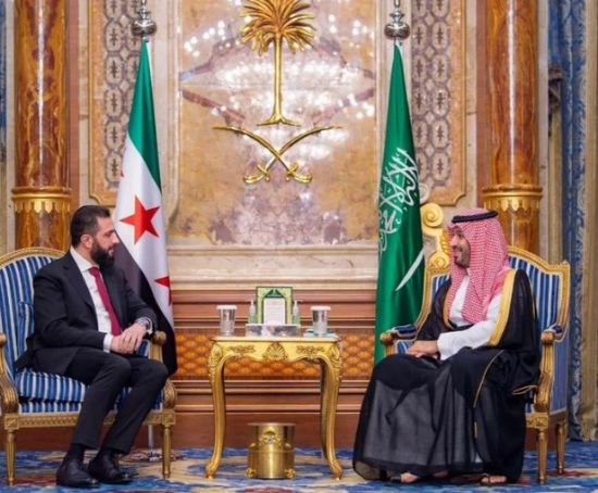 محمد بن سلمان وأحمد الشرع يناقشان تطوير التعاون ومستجدات المنطقة 1 محمد بن سلمان وأحمد الشرع يناقشان تطوير التعاون ومستجدات المنطقة