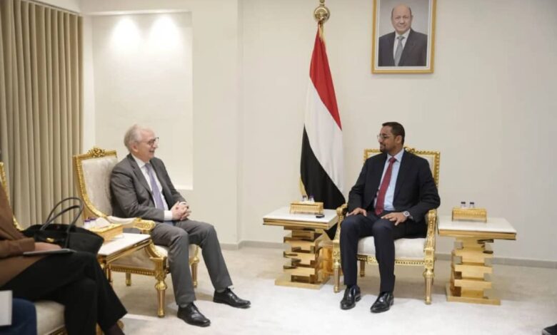 محادثات بين وزير الدولة وليد القديمي والسفير الألماني لتعزيز التعاون الثنائي