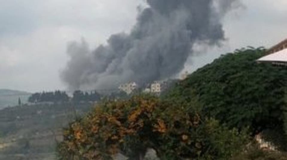 انفجار مريب داخل موقع لحزب الله جنوب لبنان 1 انفجار مريب داخل موقع لحزب الله جنوب لبنان