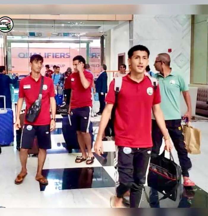 وصول المنتخب اليمني للناشئين الى الرياض لمواصلة المعسكر الاعدادي لتصفيات آسيا