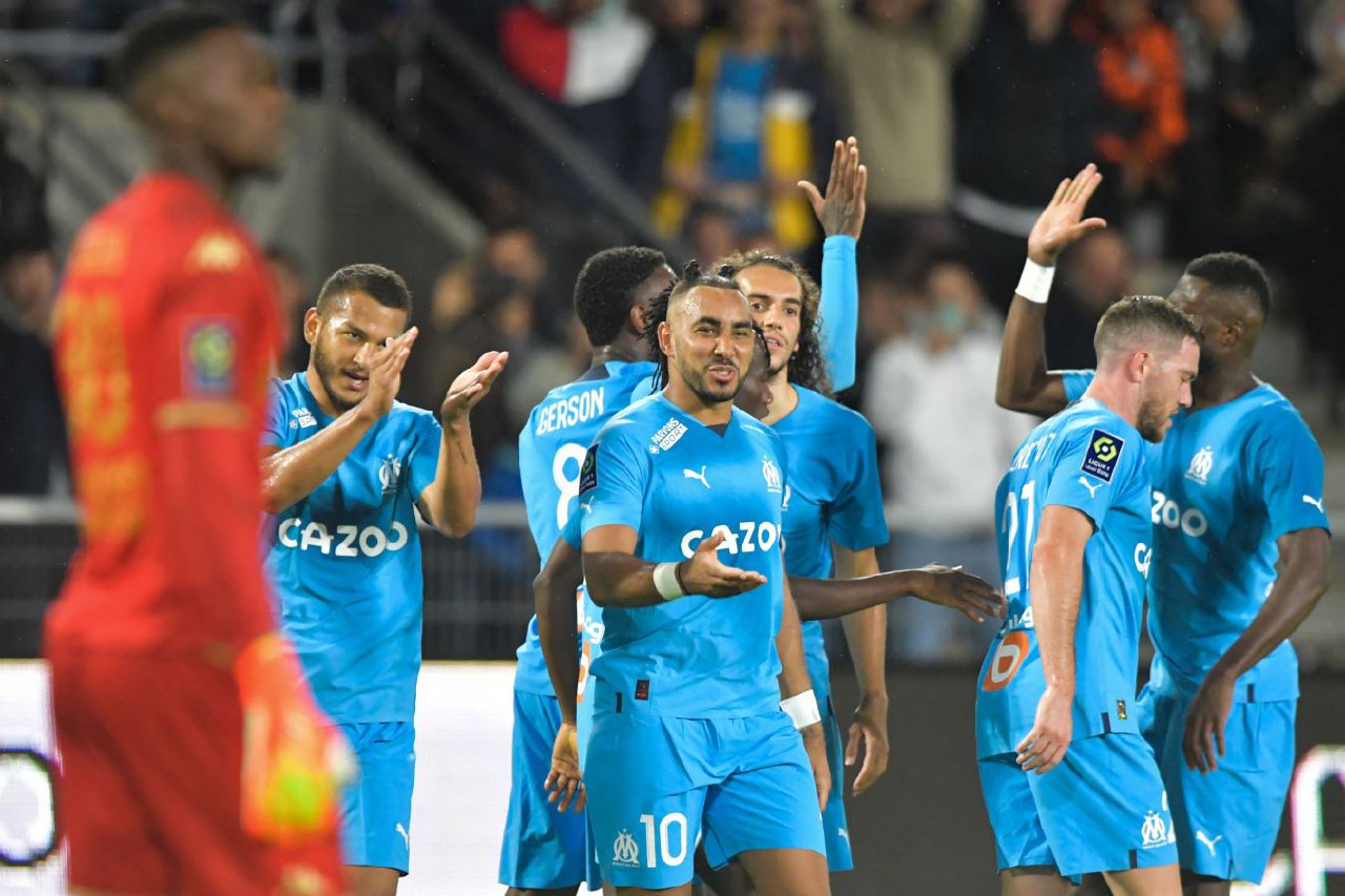مارسيليا يسحق أنجيه في عقر داره وينفرد بالصدارة ‎الدوري الفرنسي