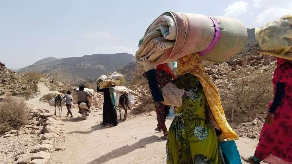 تقرير حكومي يكشف نزوح 578 أسرة يمنية خلال سبتمبر الماضي