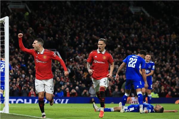 مانشستر يونايتد يحقق الفوز على ‎إيفرتون بكأس الإتحاد الإنجليزي