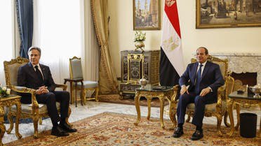 الرئيس المصري يبحث مع وزير الخارجية الأمريكي القضايا الإقليمية