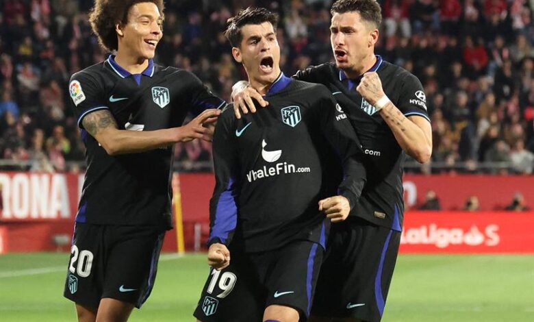 أتليتيكو يفوز على جيرونا في الوقت القاتل بدوري الإسباني 1 أتليتيكو يفوز على جيرونا في الوقت القاتل بدوري الإسباني