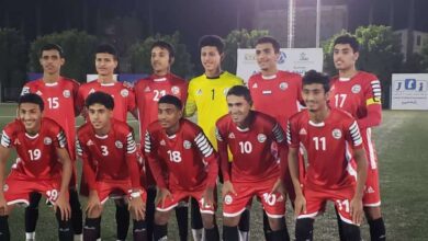 منتخب الناشئين يفوز على نظيره وحدة صنعاء بهدف نظيف