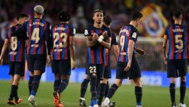 برشلونة يقترب من لقب الدوري الإسباني برباعية في شباك بيتيس
