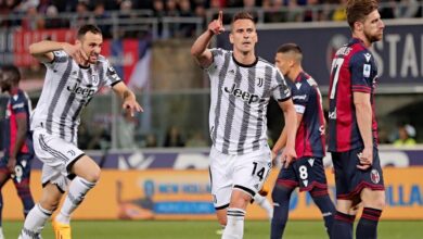 يوفنتوس ينجو من الهزيمة أمام بولونيا في الدوري الإيطالي