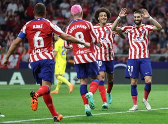 أتليتيكو يُزيح ريال مدريد من وصافة الليجا بخماسية في شباك قادش 1 أتليتيكو يُزيح ريال مدريد من وصافة الليجا بخماسية في شباك قادش