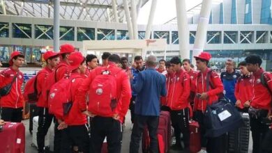 بعثة المنتخب الوطني للناشئين تتوجه إلى قطر