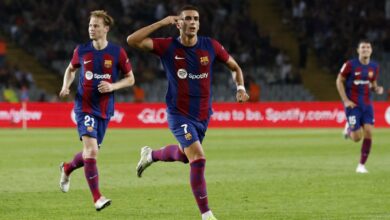 برشلونة يسحق ضيفه ريال بيتيس بخماسية في الدوري الإسباني