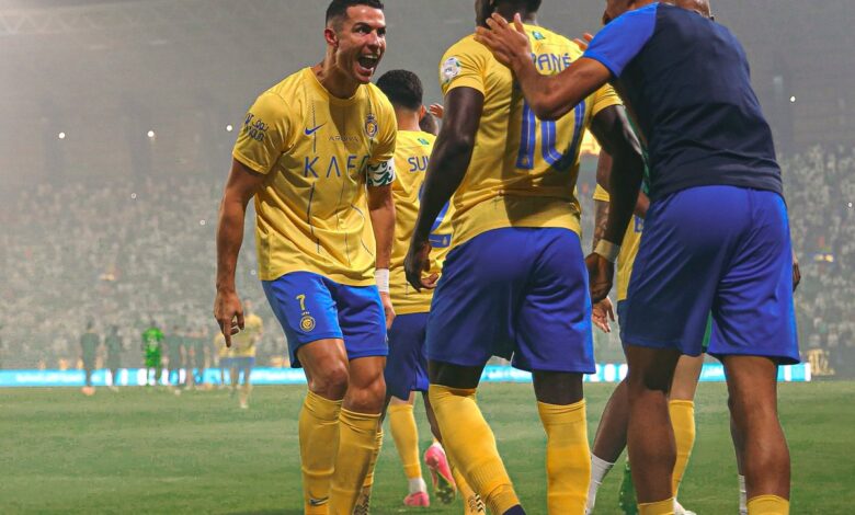 النصر يفوز بقيادة الأسطورة كريستيانو رونالدو في الدوري السعودي 1 النصر يفوز بقيادة الأسطورة كريستيانو رونالدو في الدوري السعودي