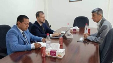 رئيس الغرفة التجارية بعدن يلتقي ممثلي منظمة العمل في المكتب الإقليمي للدول العربية