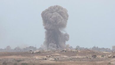 الاحتلال الإسرائيلي يقصف مبنى في غزة