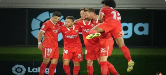 إشبيلية يحقق فوزا مثيراًً على مضيفه سيلتا فيجو في الدوري الإسباني 1 إشبيلية يحقق فوزا مثيراًً على مضيفه سيلتا فيجو في الدوري الإسباني