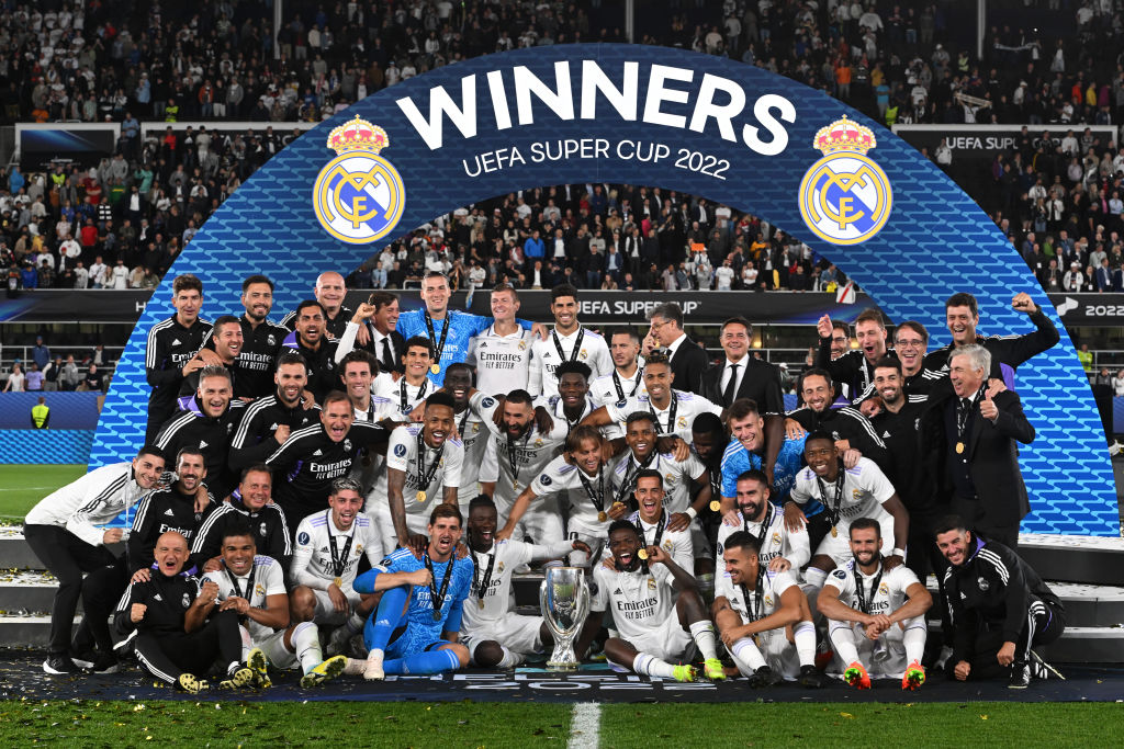ريال مدريد يتوج بطلاً للسوبر الأوروبي للمرة الخامسة