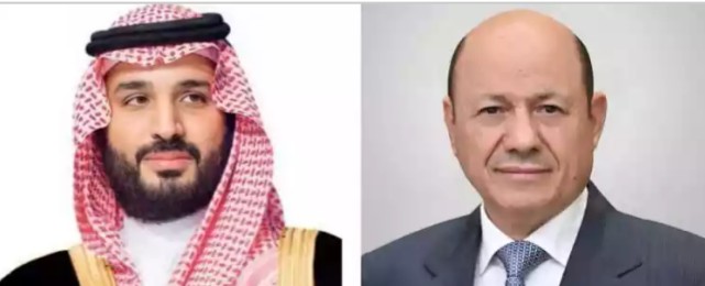 الرئيس العليمي يهنىء محمد بن سلمان بمناسبة تعيينه رئيسا لمجلس الوزراء